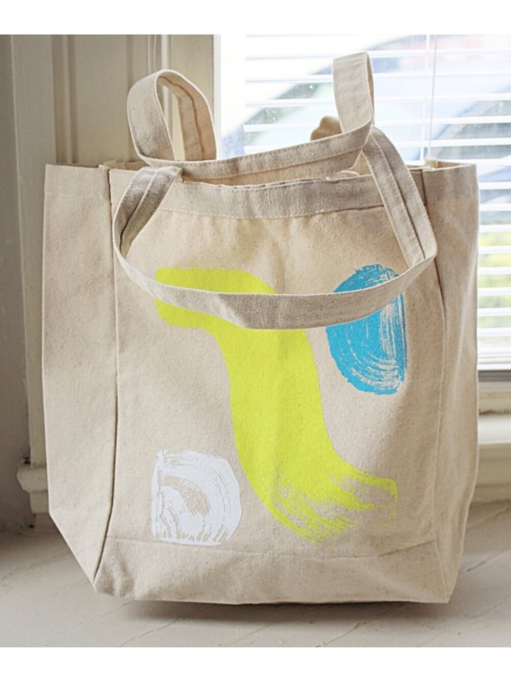 Tanya Taylor x Fashion Our Future Canvas Printed Tote Bag, "The Right To Tote"